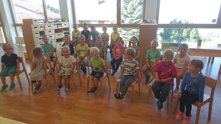 Die Bienilegruppe im Kindergartenjahr 2016/17