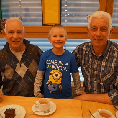 Opa-Nachmittag im Kindergarten