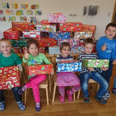 Weihnachten im Schuhkarton