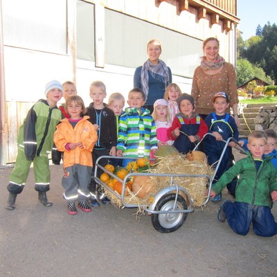 Erntedank im Kindergarten