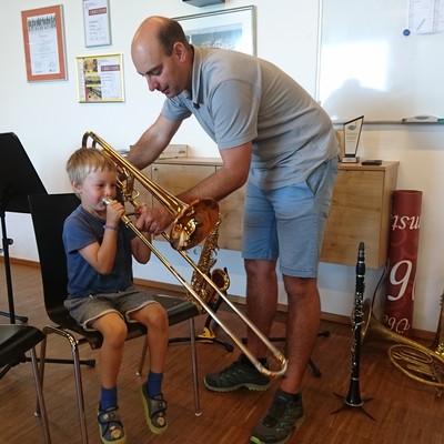 Bei "Papa" zu Besuch im Probelokal