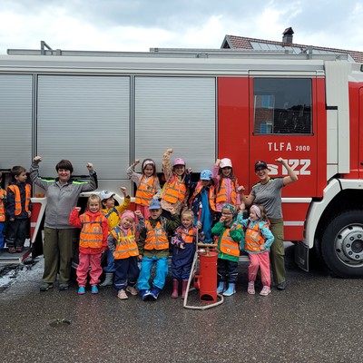 Besuch bei der Ortsfeuerwehr Übersaxen