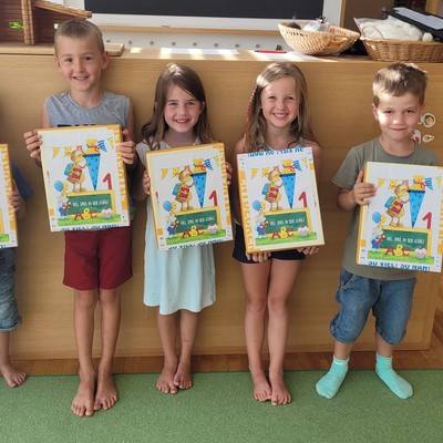Großgrüppler Abschluss im Kindergarten