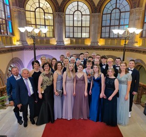 Rankweiler Bürgermusik beim Ball der Vorarlberger in Wien