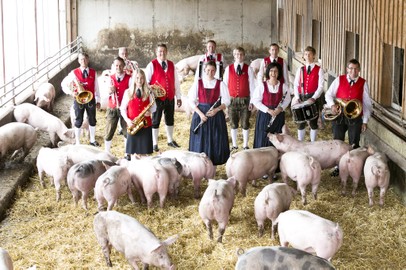 Silvesterblasen der Bürgermusik Rankweil