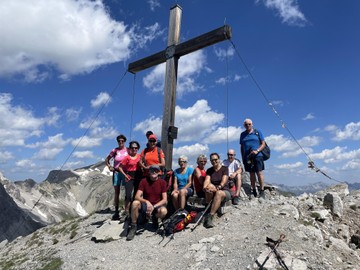 Bergtour Ansbacher Hütte 2.376m und Samspitze 2.624m