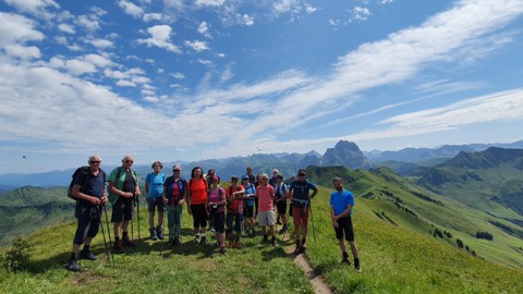 Bergtour Üntschenspitze 2.135m