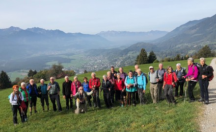 Rundwanderung Ludescherberg 23. Oktober