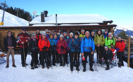 Wanderung Tschengla - Fuchsbau am 21. Jänner