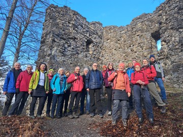 Winterwanderung Schlins  -Gafenga . Nenzing