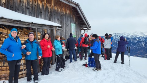 Winterwanderung Übersaxen - Hensler - Schnifis