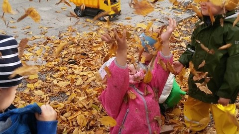 Eltern-Kind-Treff im Herbst – Kinder orientieren sich