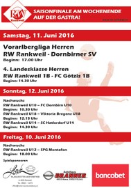 Heimspiele des FC RW Rankweil