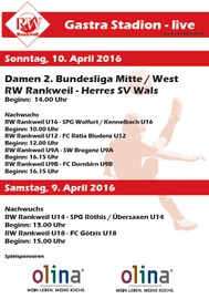 Spiele des FC RW Rankweil