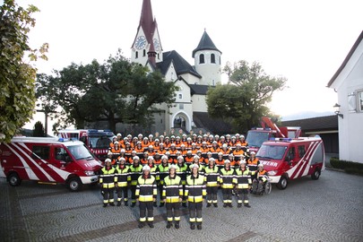 Öffentlichkeitsübung Feuerwehr Rankweil