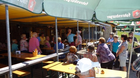 Auf der Alpe Gamp am 1. Juli 2015