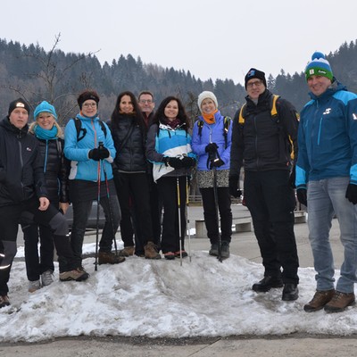 Schnee (Schuh) Wanderung 24.2.2018