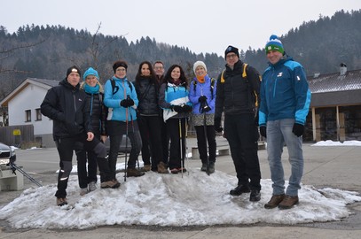 Schnee (Schuh) Wanderung 24.2.2018