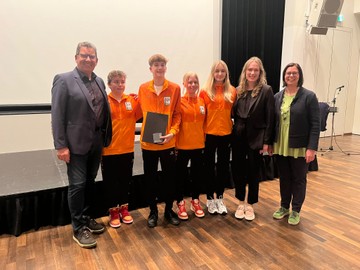 Karateclub Rankweil auf der Sportlerehrung