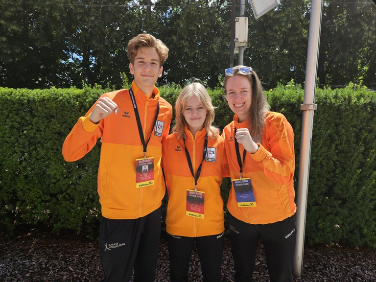 Lorenz Jenni, Lara Schnetzer und Sarah Köchle