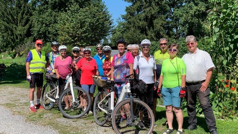 Mit dem Fahrrad zum Jannersee