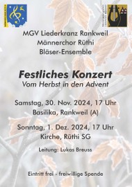 Vom Herbst in den Advent