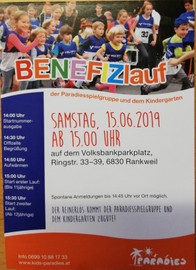 Benefizlauf am 15. Juni 2019