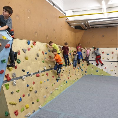 Abschluss der Hallensaison 2018/19 Kinder- und Jugendklettergruppe