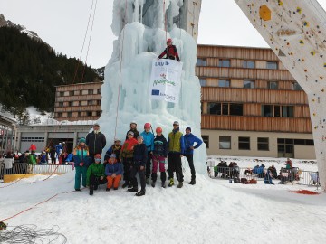 ERASMUS+ "Jugend in Aktion": Eisklettern – Eiskletterturm Malbun