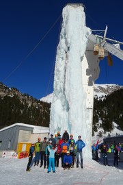 ERASMUS+ "Jugend in Aktion": Eisklettern – Eiskletterturm Malbun