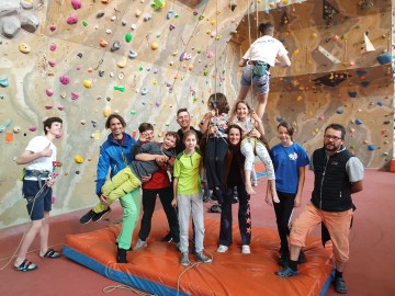 ERASMUS+ "Jugend in Aktion": Kletterhalle – Sargans