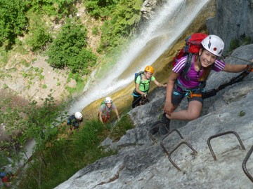 Wasserfallklettersteig St. Anton