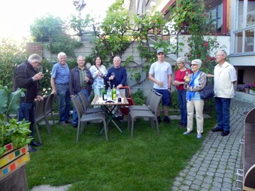 Sommerarbeiten bei Reben