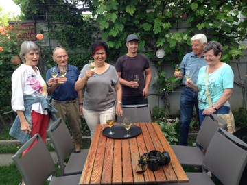 Sommerbehandlung von Reben