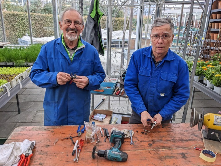 Joe Beiser (li) und Elmar Speckle (re)