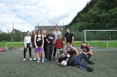 Die OJA im Fußballfieber
