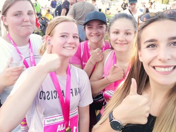 Erfolgreiche Teilnahme beim Frauenlauf
