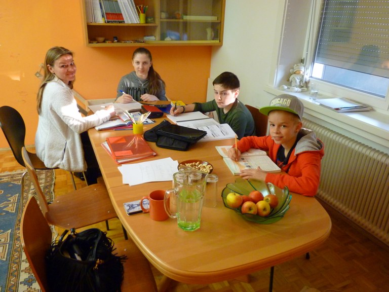 Die Lerngruppe mit der Lerntrainer*In