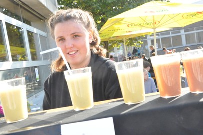 Smoothiebar der OJA Rankweil beim ASVÖ Sporttag