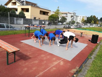 One Step Ahead auf dem Familiensporttag
