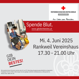 Blut spenden = Leben retten!
