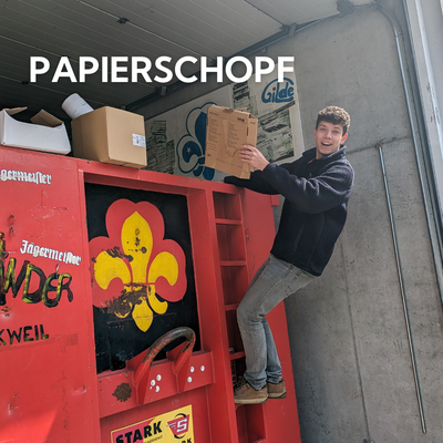 Papierschopf mit Betreuung