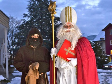 Nikolaus besucht Rankweiler Familien