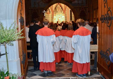 Segnung der restaurierten St. Michael-Kirche