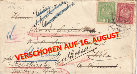 "Der Briefumschlag flüstert, der Inhalt aber spricht"
