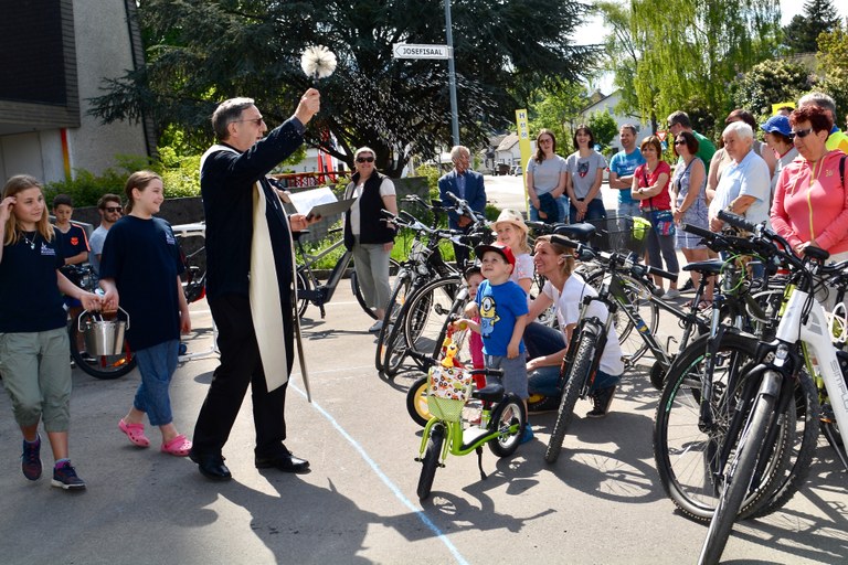 Rund 70 Räder putzten die Rankler Minis beim Fahrradfest 2018. Foto: Ingrid Ionian