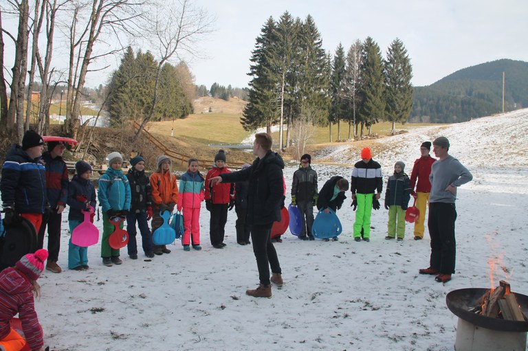 Olympische Winterspiele der Rankler Minis in Übersaxen