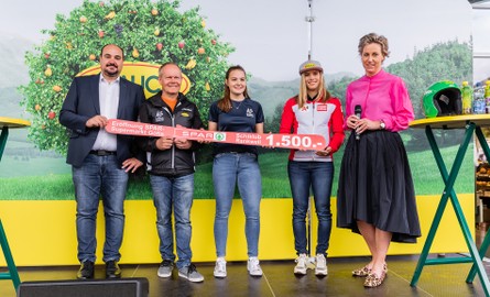 Spende Nachwuchskader - Neueröffnung des SPAR-Supermarktes in Göfis