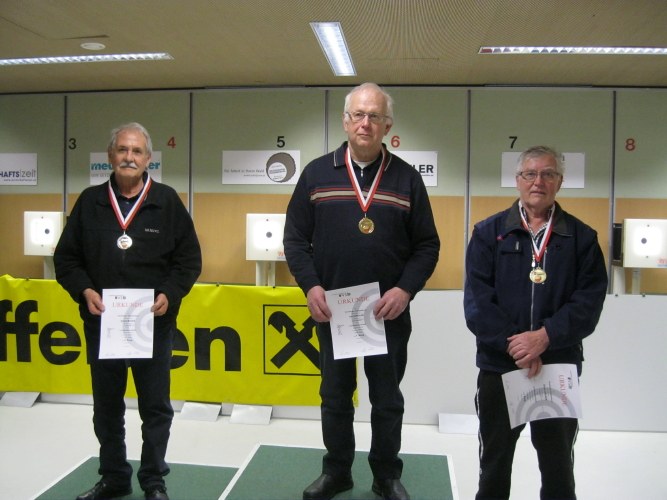 vl. Georg Macek, Leo Künzler u. Bruno Dreher. Foto  G.M.