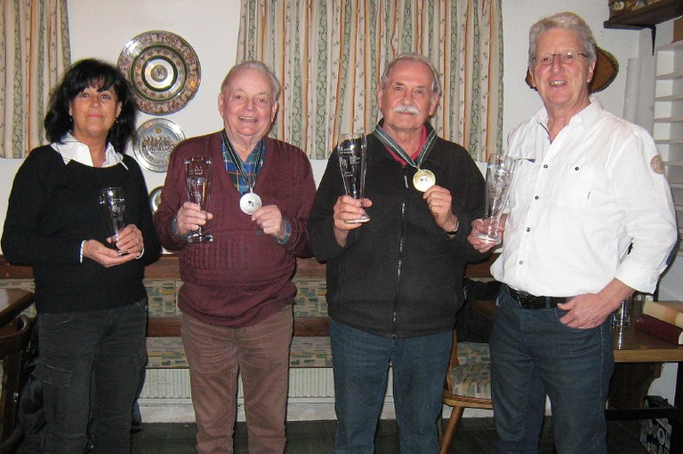 vl.  Waltraud Vögel, Josef Kessler, Georg Macek u. Reinhard Gut.